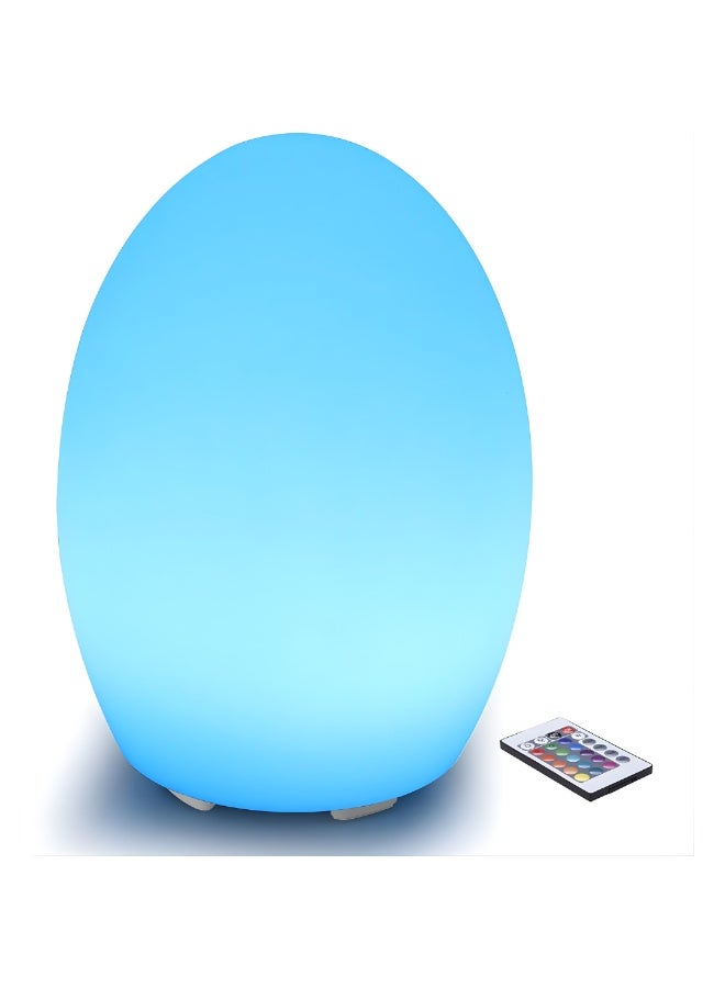 ETRONIK مصباح LED على شكل بيضة مقاس 6 بوصات قابل لإعادة الشحن والتحكم عن بعد، مصباح مزاجي متغير الألوان 16 ضوء ليلي متوهج قابل للتعتيم إضاءة زخرفية للمنزل والحفلات والبار وحفلات الزفاف - Image 1
