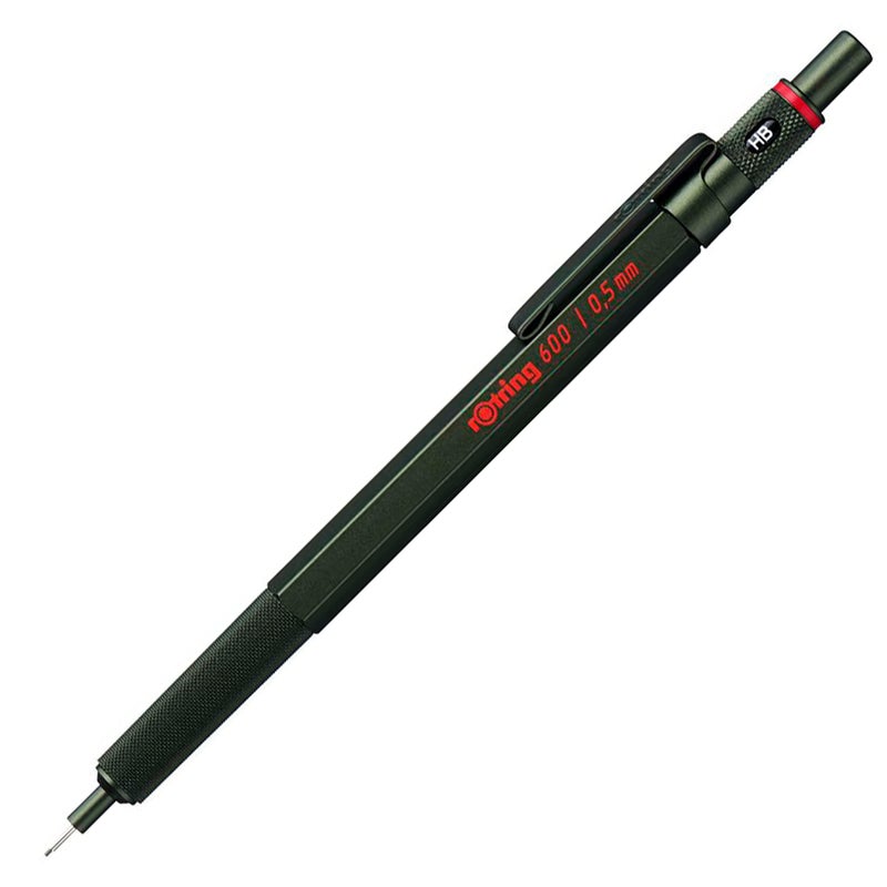 rOtring 1904444 600 Mechanical Pencil, 0.7 mm, Silver Barrel - Image 1