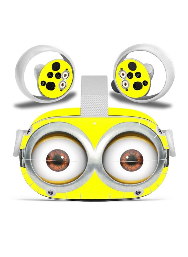 Beauenty Two-piece VR15 one-piece glasses sticker