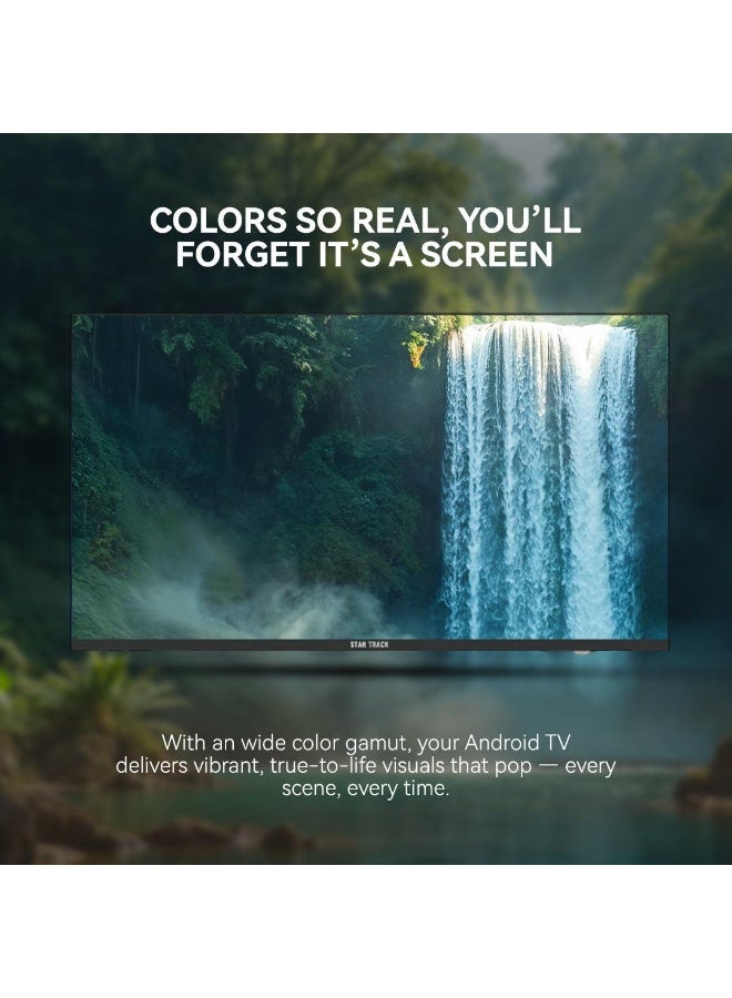 Star Track 65 Inch 4K Ultra HD Smart LED TV Android 14 WiFi Netflix YouTube Black ST-65KSY2200-Smart - Image 2