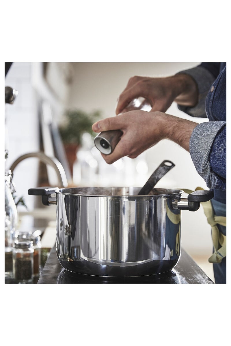Pot with lid, clear glass/stainless steel, 5 l - Image 2
