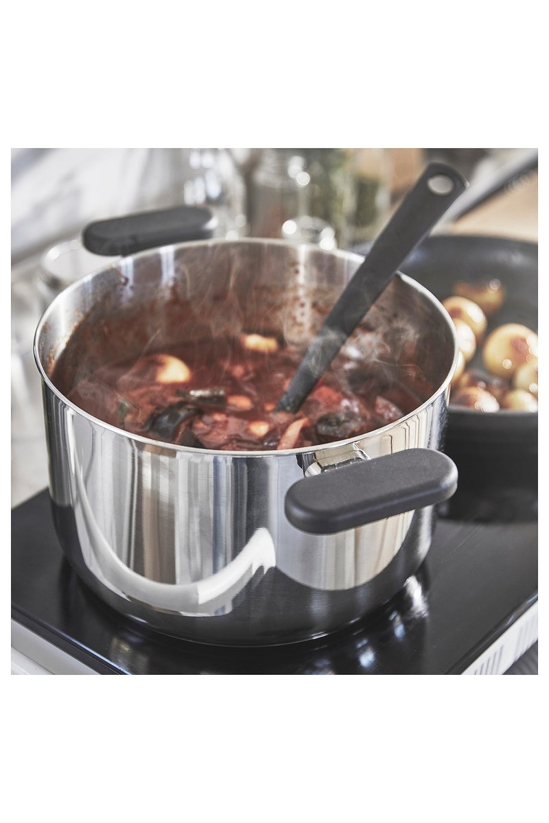 Pot with lid, clear glass/stainless steel, 5 l - Image 4