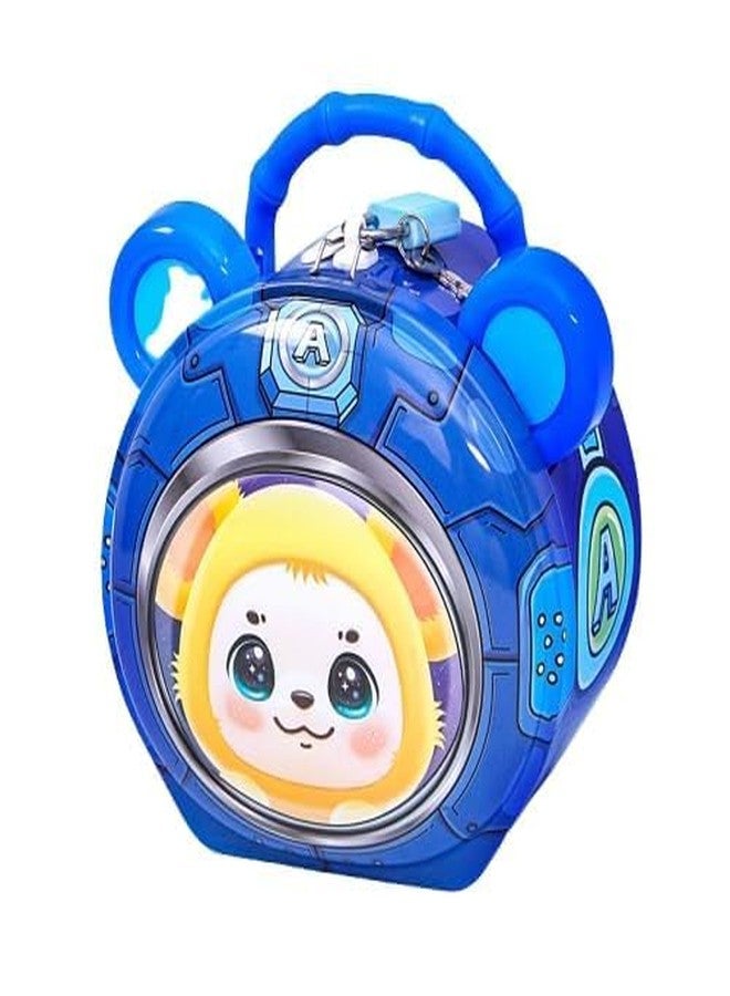 CHIRANSI Cute Cartoon Creative Portable Piggy Bank | Money Saving Box with Combination Lock | Mini Coin Bank Gifts for Boys and Girls, Best Return Gifts for Kids (Pack of 1) (Mouse) - Image 1