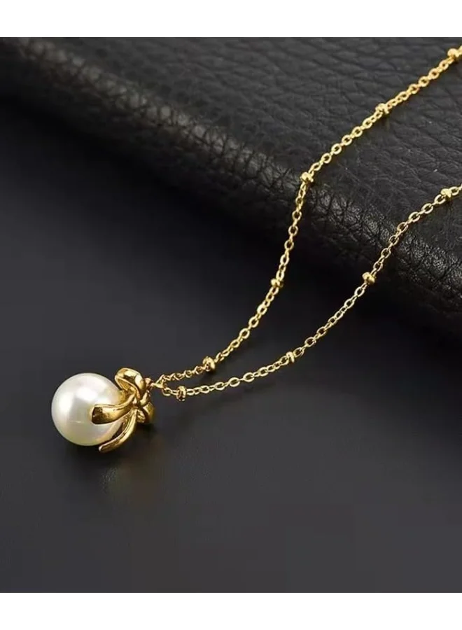 Lee Cooper Women's Stainless Steel Gold Plating Necklace