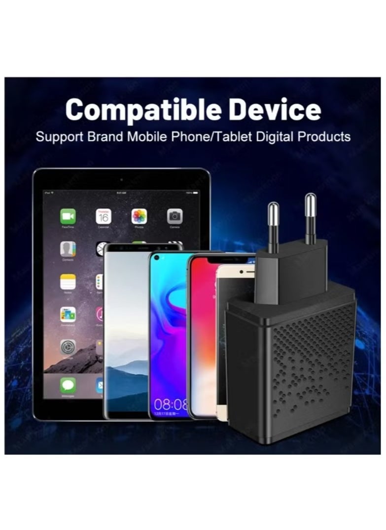 JAJEEK 65W GaN Charger USB-C Power Adapter – Dual Type A & C Wall Charging Plug, GaN Technology, Compatible with Steam Deck, iPhone, iPad, OnePlus, Huawei, Lenovo, HP, Asus, Xiaomi, Samsung - Image 5