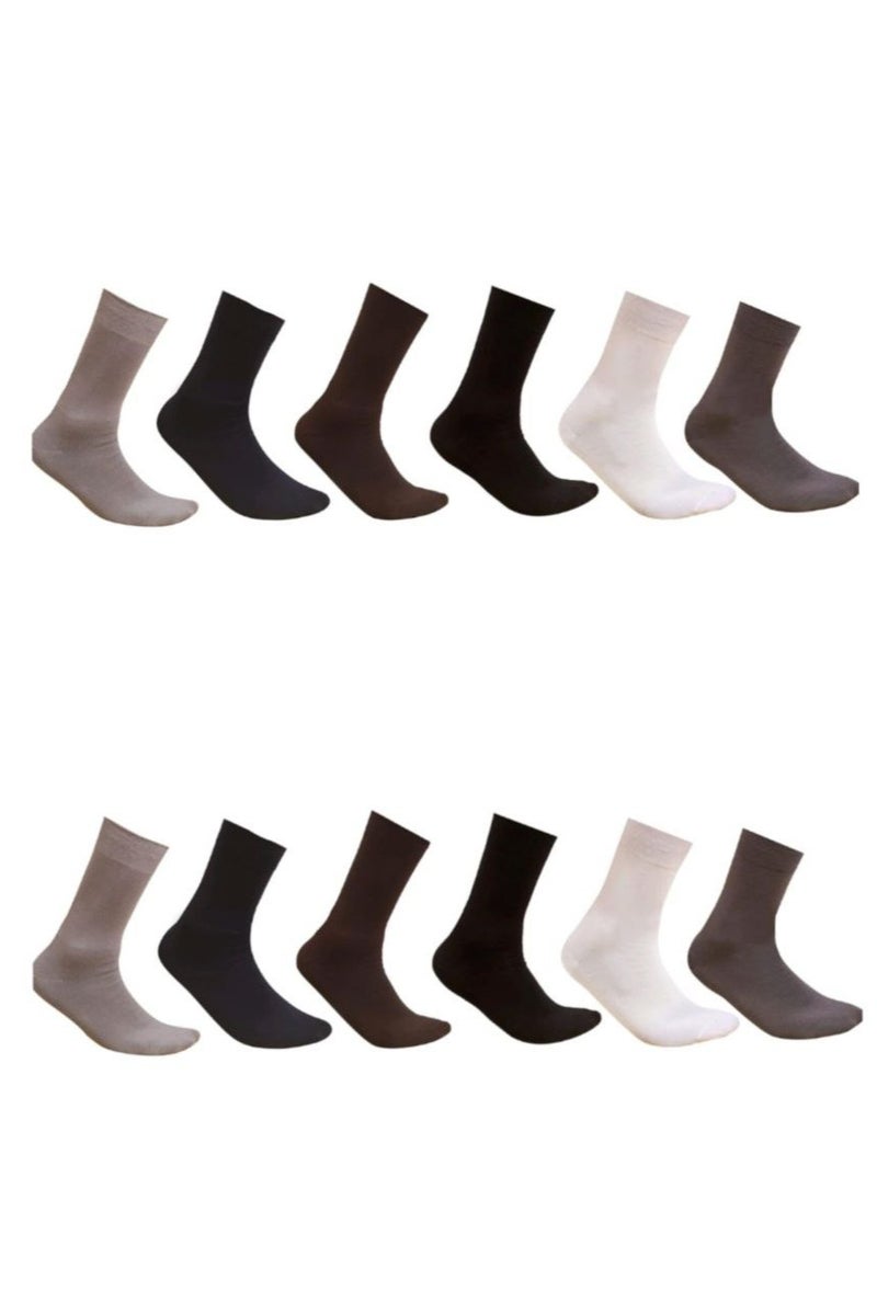 دستة شرابات رجالي كلاسيك 12 زوج جوارب