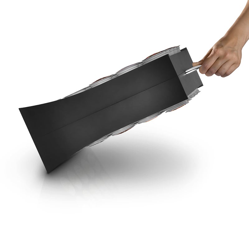 Mind Reader Single Serve Coffee Pod Storage, 50 Coffee Pod Capacity, Countertop, Double-Sided, 12"L x 4"W x 14"H, Black - Image 4