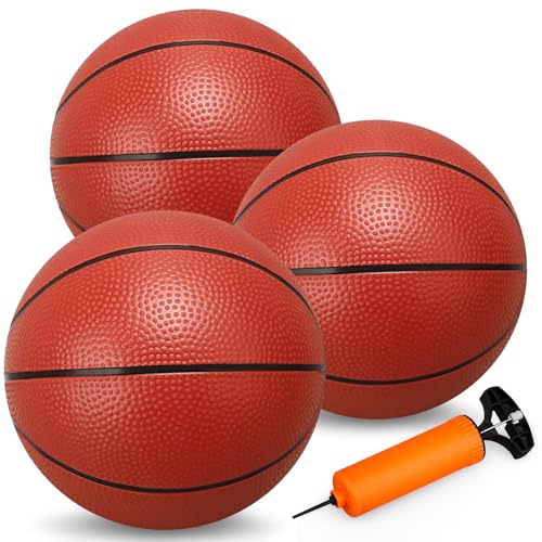 LNCOJOLM 86 Water Pool Basketball Set with Pump Replacement Ball for Basketball Hoop Trampoline PVC Waterproof Basketballs Floating Toy for Swimming Pool Seaside Indoor Outdoor Water Games Summer Party - Image 1