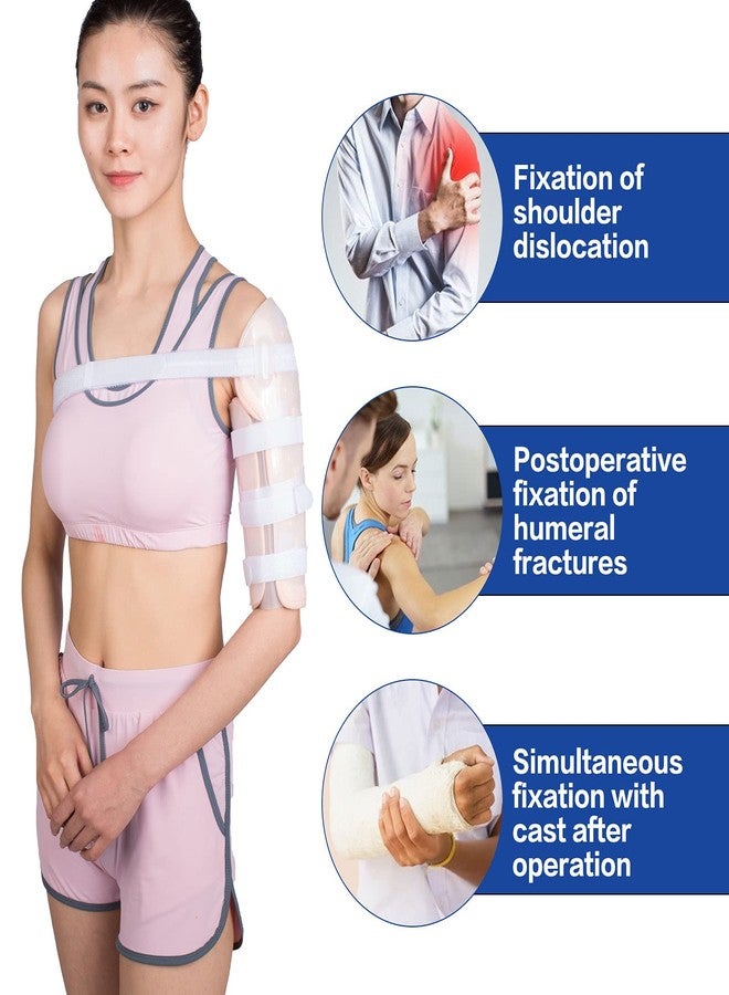 GHORTHOUD Humeral Shaft Fracture Splint Lightweight and Breathable Humeral Fracture Brace for Upper Arm, Shoulder, Left/Right Arm, Long-Bone Humerus Fracture for Men and Women（Small） - Image 3