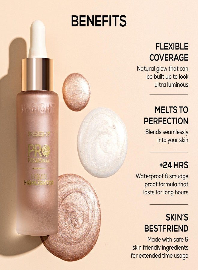 INSIGHT Professional Liquid Highlighter - Starry Light | Glowly Finish | Waterproof & Smudgeproof | Multiuse - 25g - Image 3