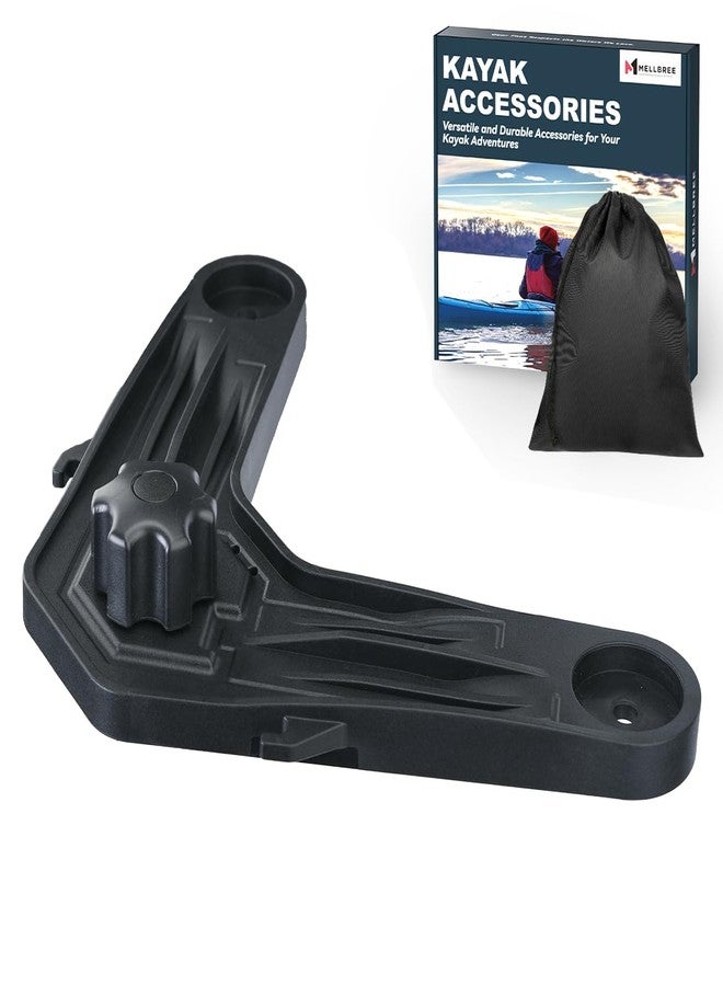 Mellbree Kayak V Bracket, Fishing Kayak Accessories for Kayak Paddle Holder Cup Holder Multifunctional Kayak Rail Mount Accessories Release Your Hands While Fishing, 1Pack - Image 1