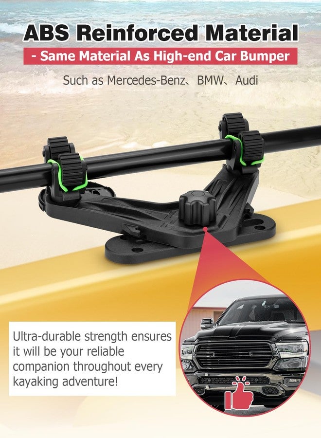 Mellbree Kayak V Bracket, Fishing Kayak Accessories for Kayak Paddle Holder Cup Holder Multifunctional Kayak Rail Mount Accessories Release Your Hands While Fishing, 1Pack - Image 4