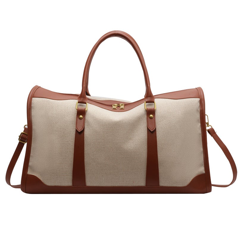Vintage Canvas Travel Tote Bag for Women - Image 5