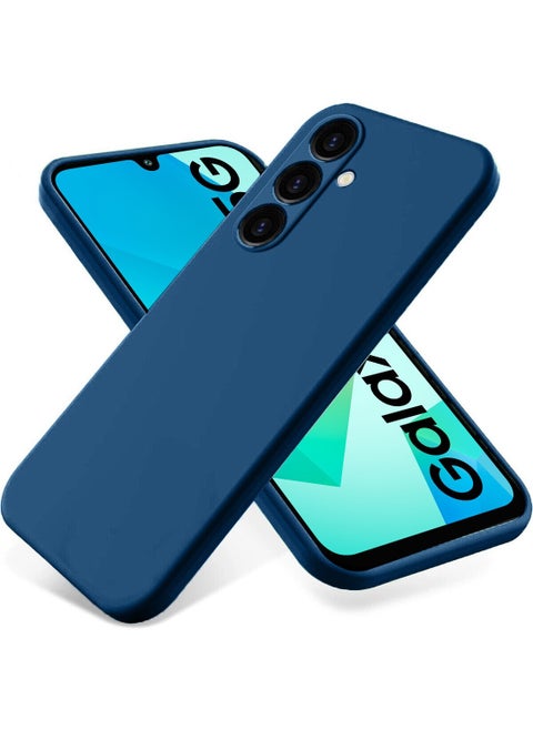 Stylish TPU Silicone Back Cover Case for Samsung Galaxy A16 5G– Slim Fit Design, Smooth and Soft – Navy Blue