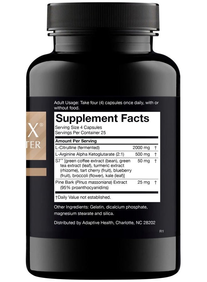 Nugenix Nitric Oxide Booster Supplement - Nitric Oxide Flow, L-Arginine, L-Citrulline, Pine Bark Extract - Vasodilator - 100 Capsules  - Image 2
