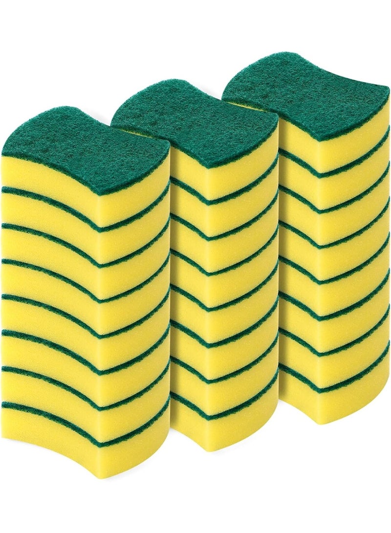 Kitchen Cleaning Sponges,24 Pack Eco Non-Scratch for Dish,Scrub Sponges - Image 1