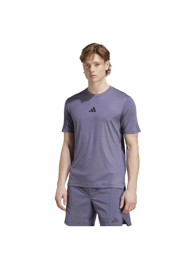 adidas Power 3S Tee Purple Training T-Shirts For Men XS