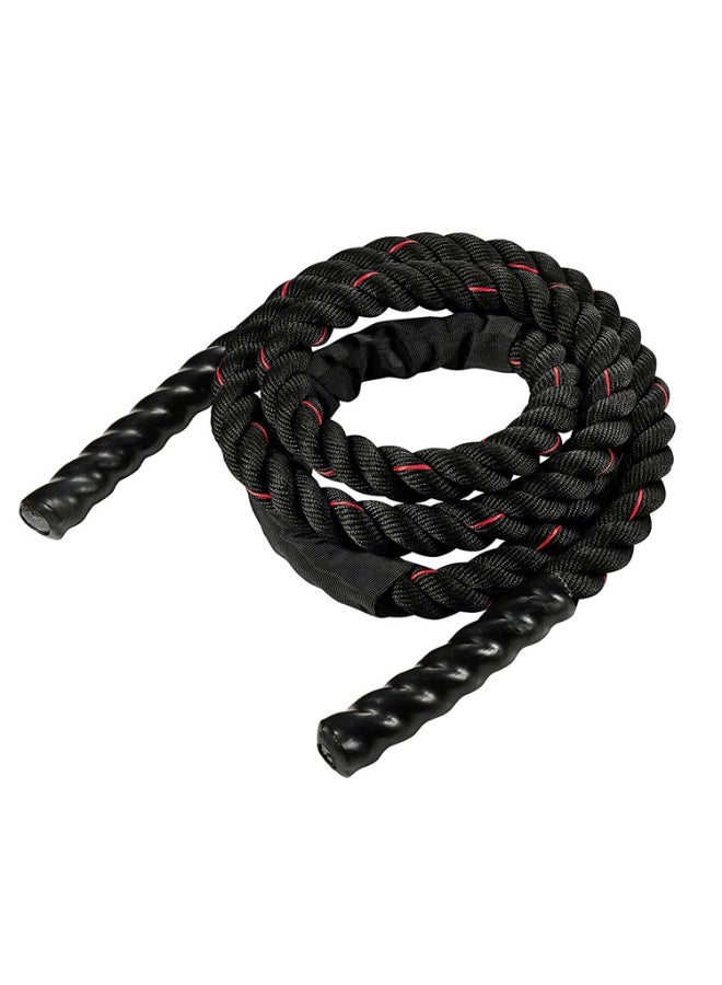 COYO حبل قفز، حبل قفز موازن للرجال والنساء، حبل قفز ثقيل للتمارين، حبال قفز للبالغين لتمارين المنزل، تحسين القوة وبناء العضلات، معدات تمارين الجسم الكاملة - Image 1