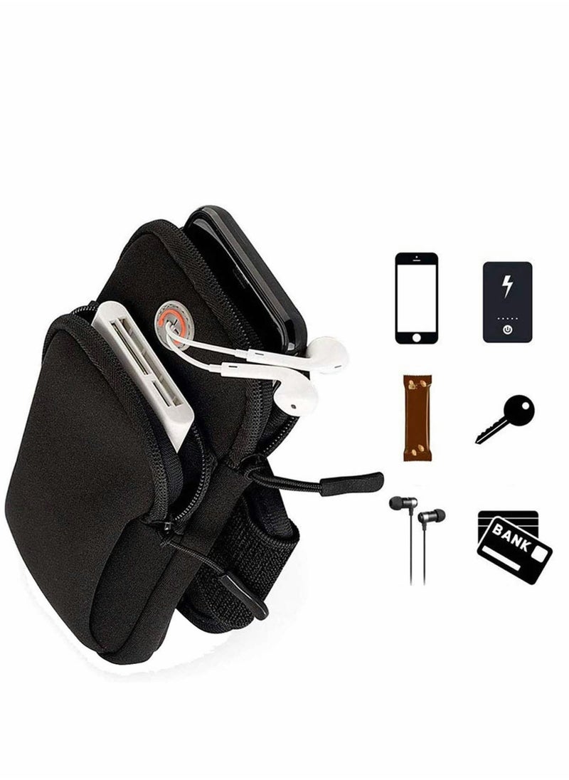 SYOSI - Polyester Outdoor Running Cell Phone Arm Band Gym Holder Bag for iPhone 12 11 for Samsung Galaxy s21 Note 20 up to 6.5in Phones - Image 1