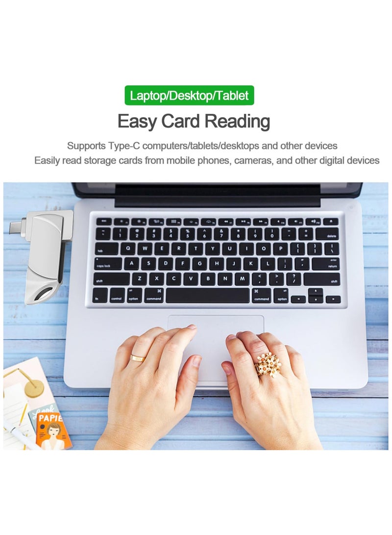 انسجام محرك أقراص فلاش USB 3.0 سعة 512 جيجابايت، محرك تخزين ذاكرة 3 في 1، متوافق مع ذاكرة تخزين الصور، وحدة تخزين خارجية متوافقة مع أجهزة iPhone وAndroid وأجهزة الكمبيوتر المحمولة والأجهزة اللوحية - Image 5