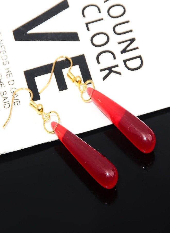 RAINDEWLL Frieren Earrings Frieren Cosplay Anime Earrings for Women Halloween Accessories Hook - Image 4