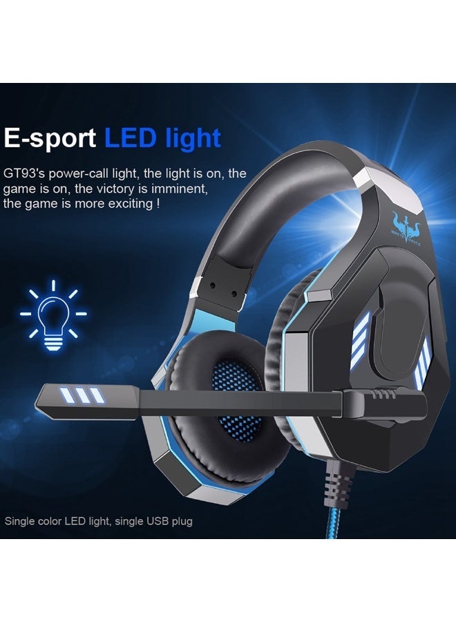 سماعة ألعاب قابلة للارتداء ONIKUMA X33 مزودة بإضاءة LED وميكروفون قابل للتعديل - Image 2