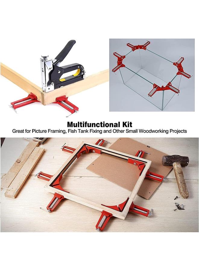4PCS Woodworking Tools Tool Reinforced 90° Right Angle Clip Quick Fix Clip Picture Frame Clip Woodworking Photo Frame DIY Glass Fish  - Image 3