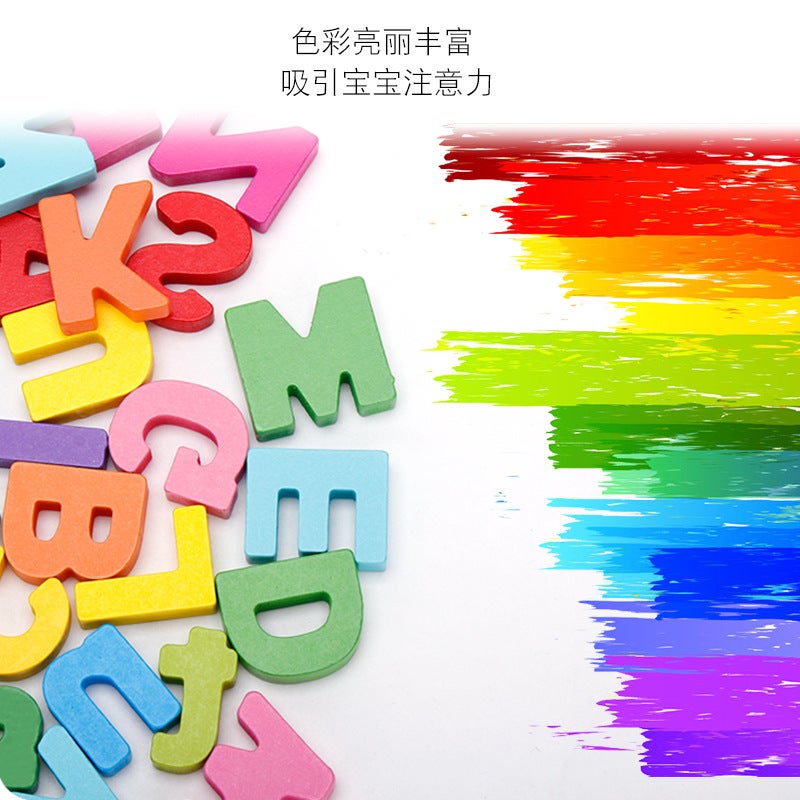 Alphabet Recognition Wooden 3D Digital Hand-Held Puzzle Kidsren'S Toy Geometric Shape Hand-Held Board 3D Puzzle - Image 5