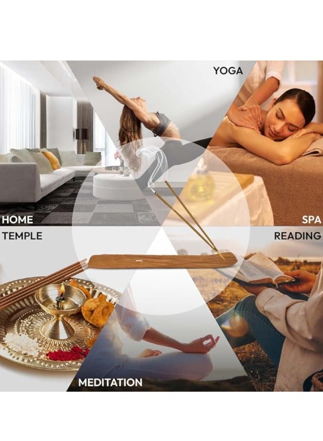 Nirmalaya Premium Spices Incense Sticks | Pack of 40 Sticks | 100% Natural & Charcoal-Free | Luxury, Hancrafted Organic Agarbatti for Pooja, Meditation, Yoga and Aromatherapy - view 4