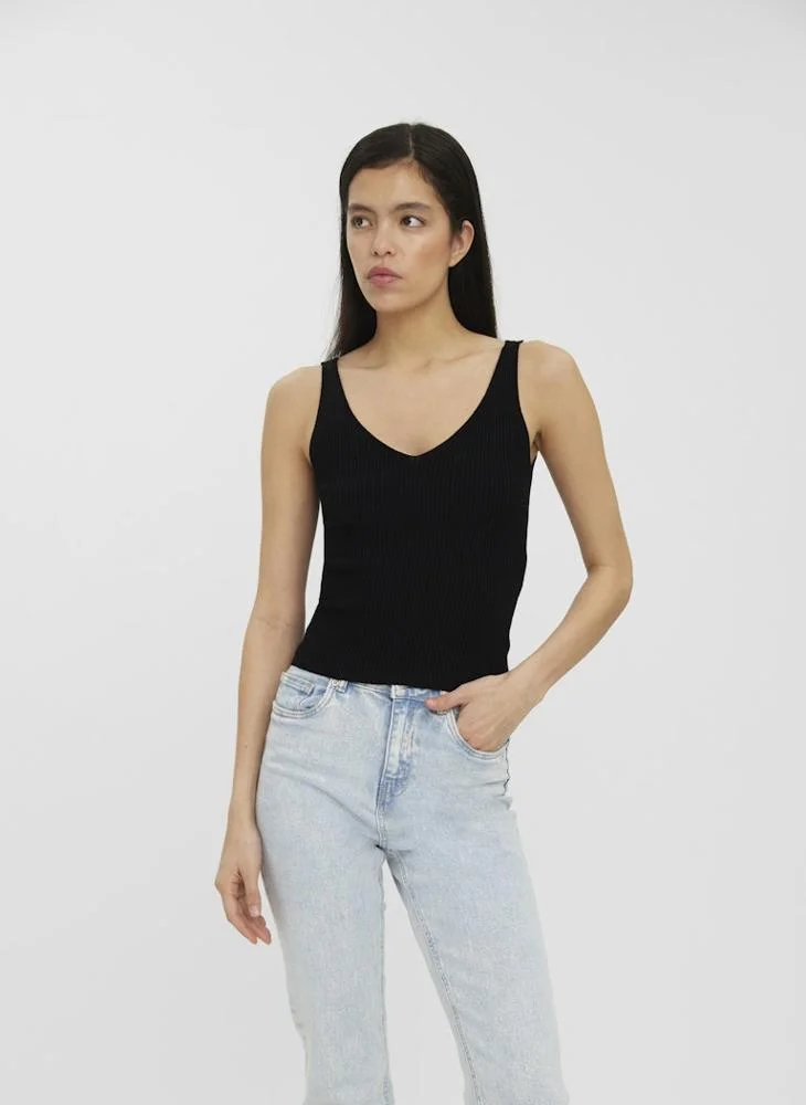 Casual Sleeveless Pullover Sweater