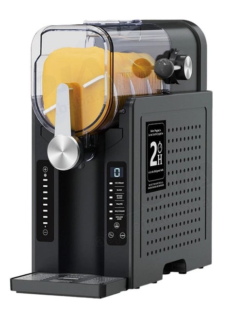 Slush-Ease Slushie Machine, Frozen Drink Maker & Slushy Machine with 4 Presets + Custom Option, Easy-Dispensing Lever for Frozen Juice, and Slushies, 1.8L Capacity - Black