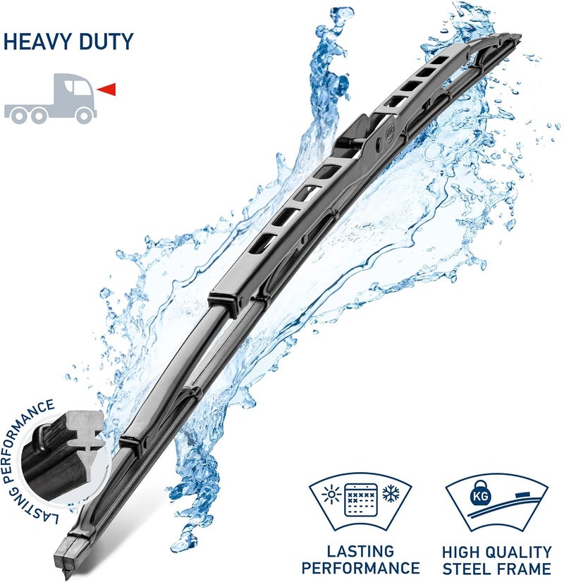 HELLA Heavy Duty Wiper Blade, 32 Inch, Single Pack - Image 4