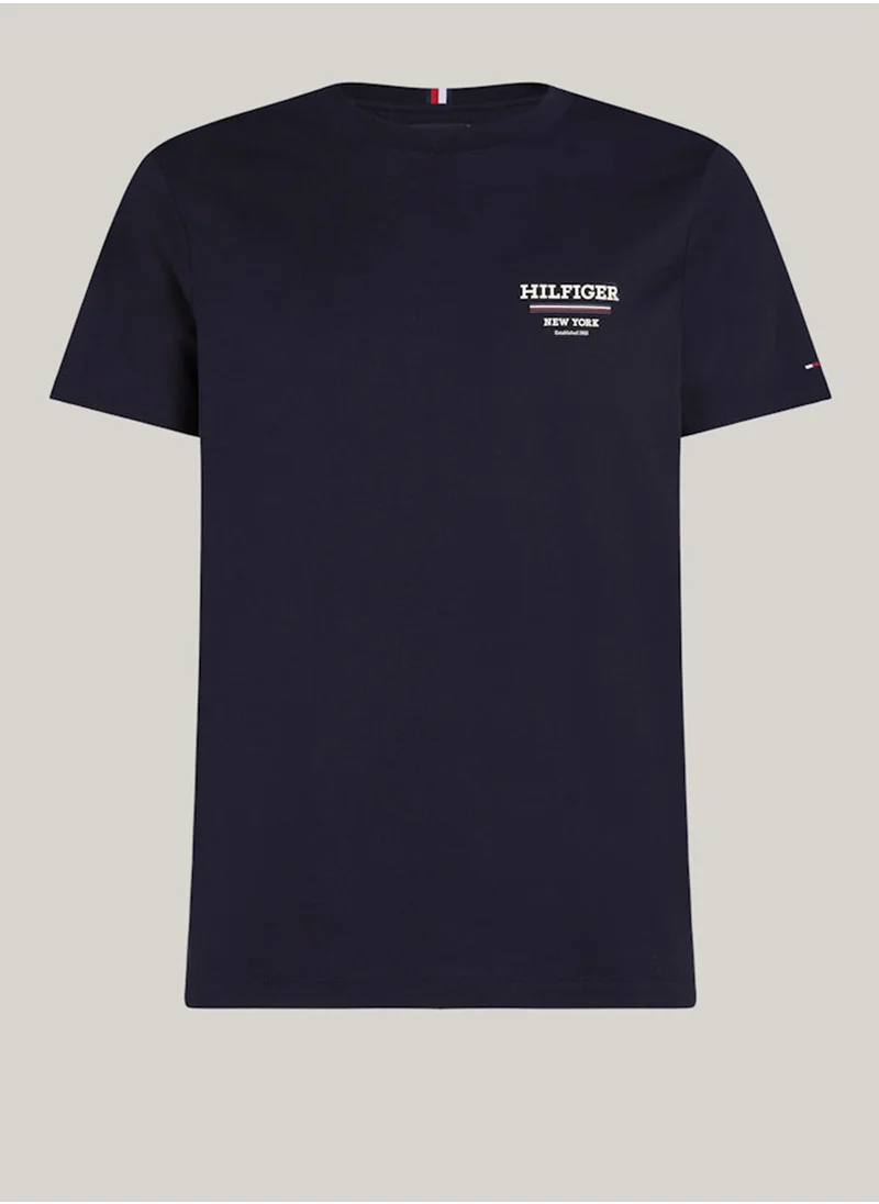 TOMMY HILFIGER Global Striped Crew Neck T-Shirt