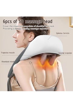General Electric Back & Neck Massager, Goletsure Massager for Neck & Shoulder, Simulating Human Hand Gripping and Kneading Shiatsu Neck & Back Massager  - Image 4