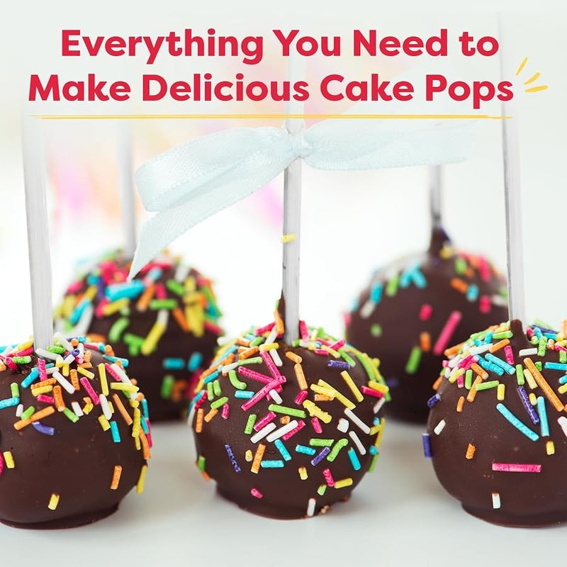 Baketivity Kids Baking Set, Meal Cooking Party Supply Kit for Teens, Real Fun Little Junior Chef Essential Kitchen Lessons, Includes Pre-Measured Ingredients, Delicious Cake Pops - Image 5