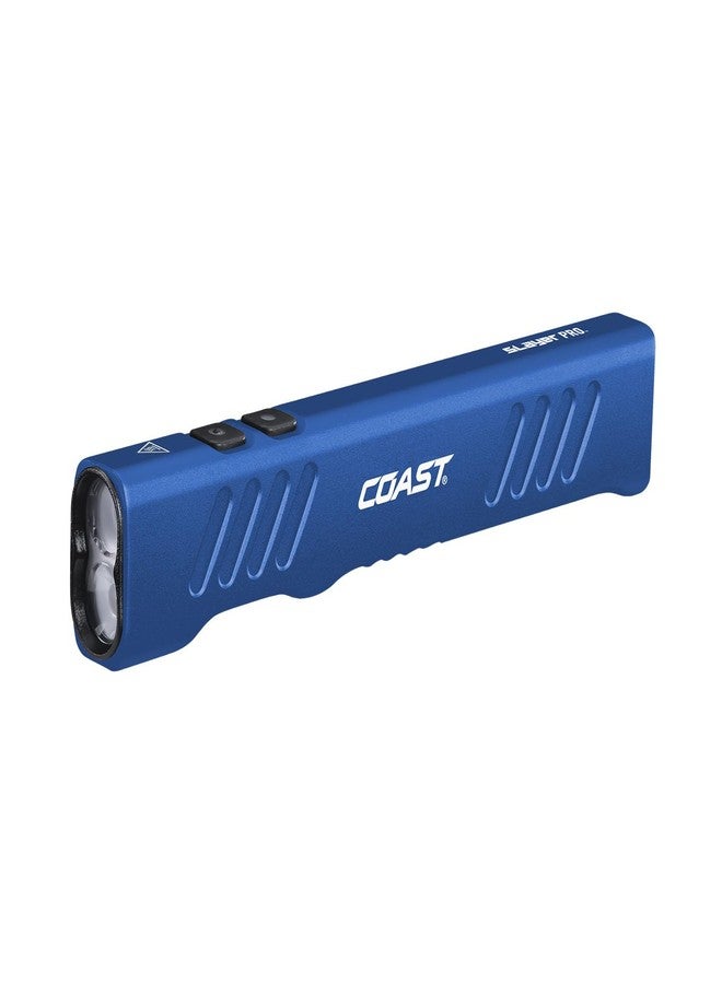Coast Slayer 1150 Lumen USB-C Rechargeable LED Flashlight with Spot/Flood, Memory Mode and Pocket Clip, Blue - Image 1