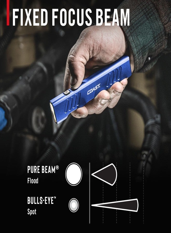 Coast Slayer 1150 Lumen USB-C Rechargeable LED Flashlight with Spot/Flood, Memory Mode and Pocket Clip, Blue - Image 5