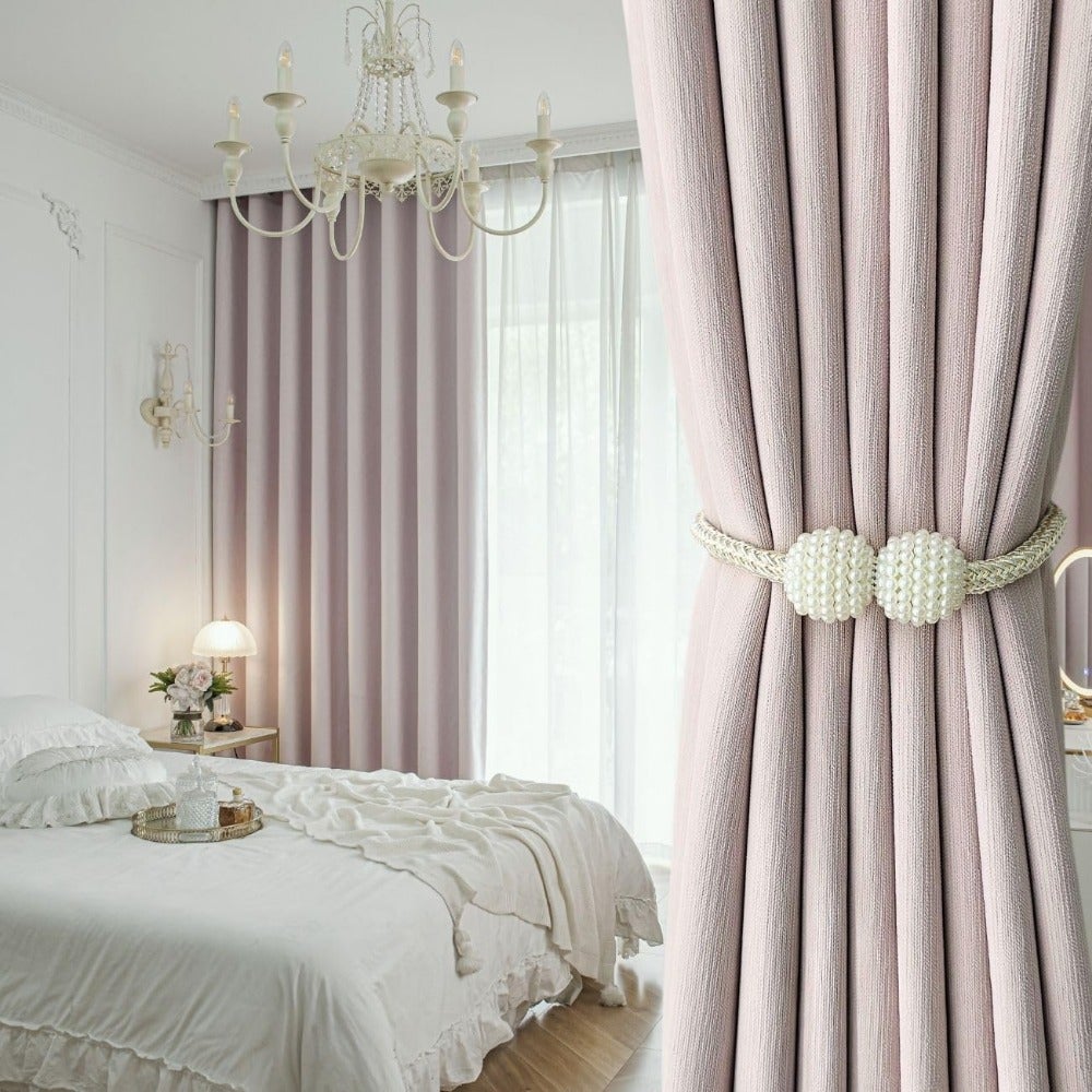 Thick Room Darkening Curtains with Grommets, 150 cm W x 270 cm (L