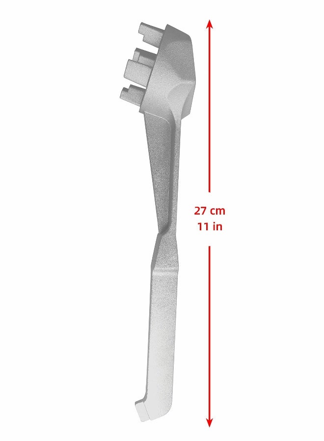 Aluminum Drum Wrench Drum Plug Wrench Opener For Opening 10 To 55 Gallon Drum Fits 2 In And 3/4 In Bung Caps  - Image 4