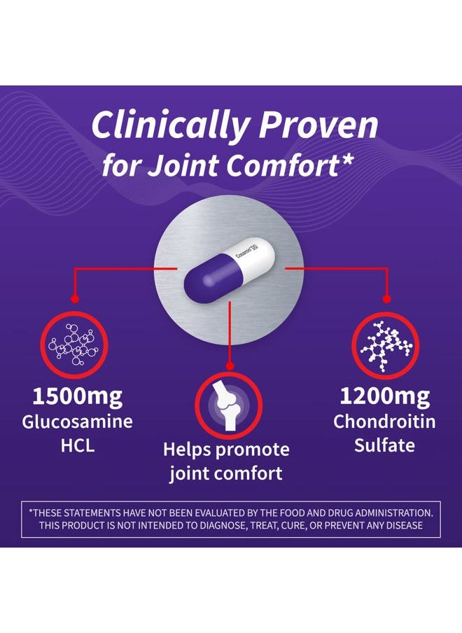 Nutramax Laboratories Nutramax Cosamin® DS Joint Health Supplement with Glucosamine & Chondroitin for Men's & Women's Joint Health, 180 Capsules  - Image 3