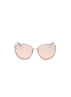 TOM FORD Women's Cat Eye Shape Metal Sunglasses FT110628U63 Lens Size: 63 Millimeter - Shiny Rose Gold  - Image 2