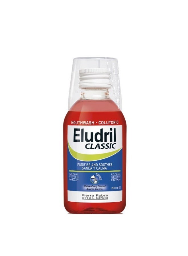 Eludril Classic Mouthwash 200ml - Image 1