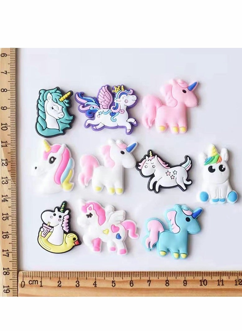 KASTWAVE Shoe Decoration Charms, 60 Pcs Random Different Shoe Charm for Selected Shoe Charms for Clog Shoes Decoration, Fashion for DIY Shoe, Rainbow Shoe Charms, Wristband Charms, Bracelet & Party Gift - Image 4