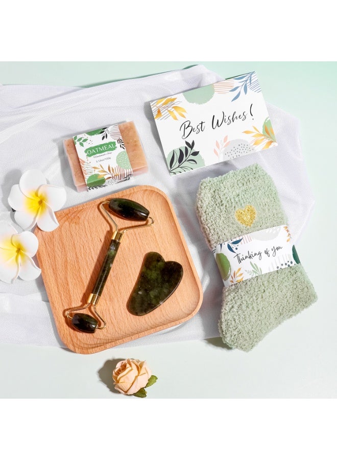 Arabest Self Care Gifts for Women Get Well Soon Gifts Basket, Birthday Gifts for Women Care Package Relaxing Spa Gifts Thinking of You Gifts w/ Blanket, Unique Christmas Gifts for Mom Her Friend Sister Wife - Image 2