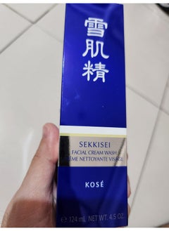 Sekkisei SEKKISEI Facial Cream Wash, Foaming Face Cleanser, 4.5 Ounce  - Image 5