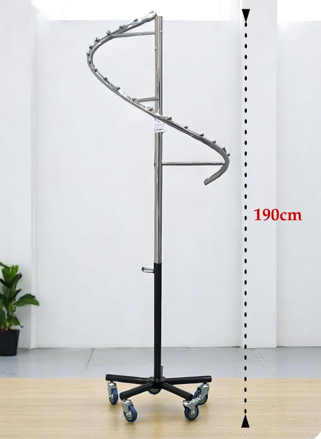 Generic Multi-Functional Steel Clothing Stand 190 CM 