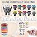 Gejoy 20 Set Employee Appreciation Gift Bulk for Coworkers You Rock Valentine Gifts Including Mini Figurines Positive Cards Silicone Bracelet Stickers Bag Inspirational Hank You Gifts for Teacher - Image 4