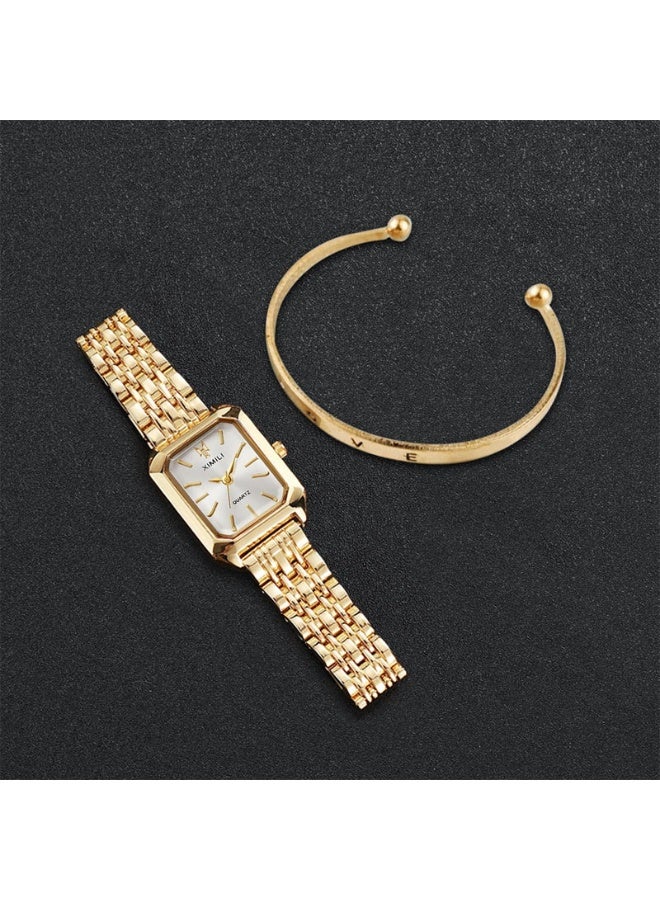 Mark Fairwhale New Small Fresh Retro Decorative Watch Set  - Image 2
