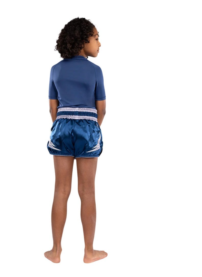 VENUM - VENUM INFERNO KIDS MUAY THAI SHORTS ROYAL BLUE - Image 1