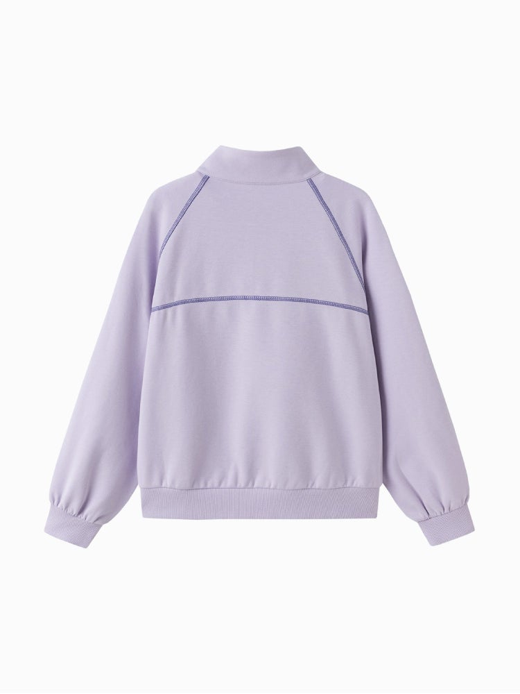 Balabala Girls' Half-Zip Sweatshirt With Front Pocket - Image 5